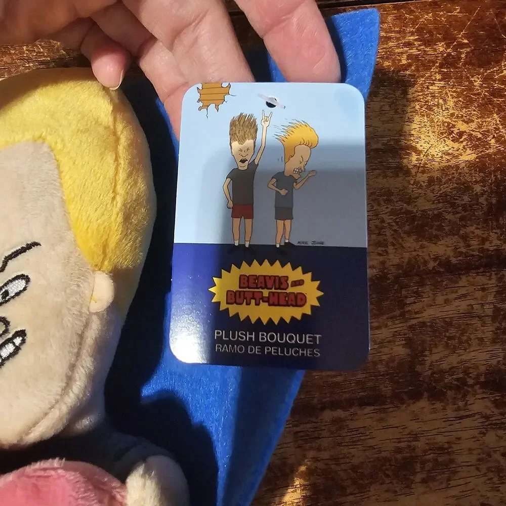 Beavis And Butthead Valentines Plush Bouquet, Rare Ltd Edition Brand NWT MTV ￼